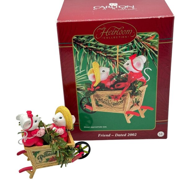 Carlton Cards Heirloom Collection 2002 Friends Ornament Vintage - Picture 1 of 13